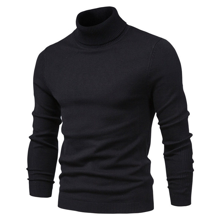 Herren eleganter Rollkragenpullover aus feinem Strick Echoarchiv