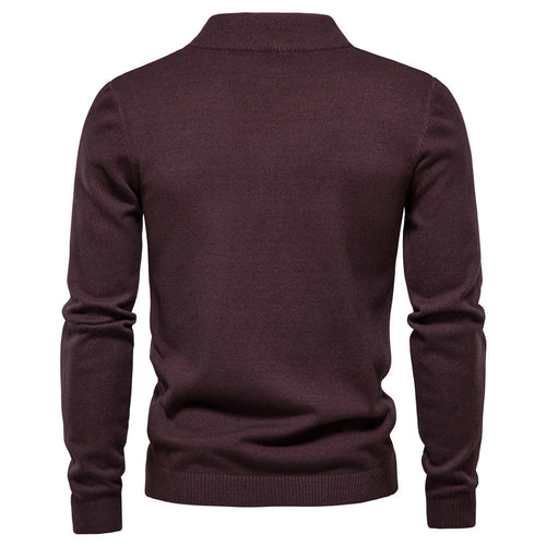 Herren stilvoller Rollkragenpullover aus weicher Merinowolle Echoarchiv