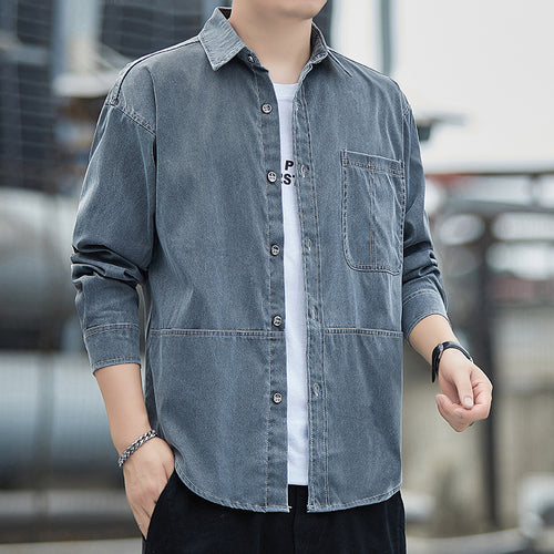 Herren Denim Overshirt Echoarchiv