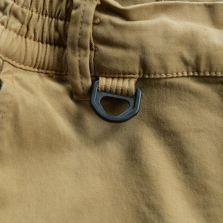 Herren Cargohose mit tapered Bein, elastischem Bund und verstärkten Knieeinsätzen Echoarchiv