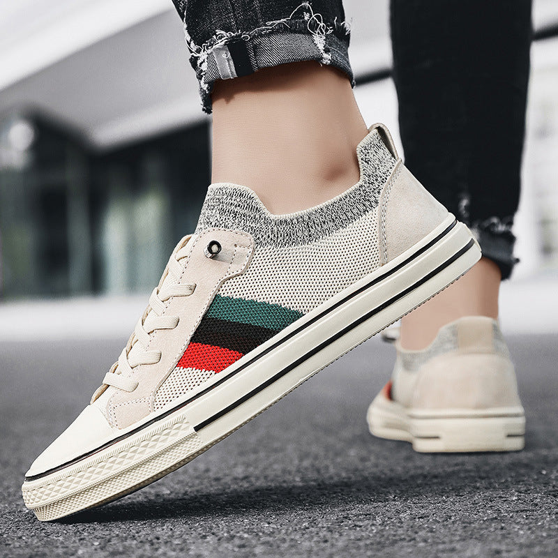 Damen Sneakers mit strapazierfähigem Obermaterial und rutschfester Gummisohle Echo Archiv