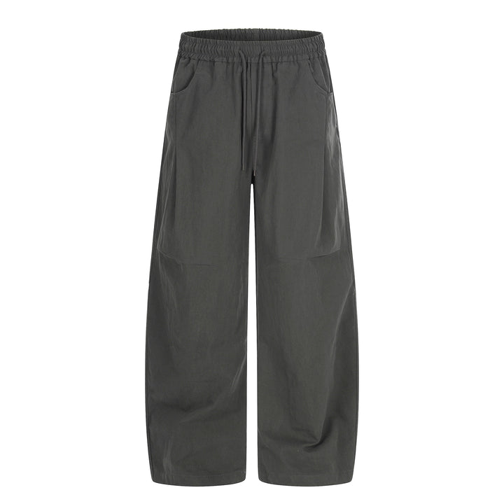 Damen Weite Culotte‑Hose mit elastischem Tunnelzugbund und großen Eingrifftaschen Echoarchiv