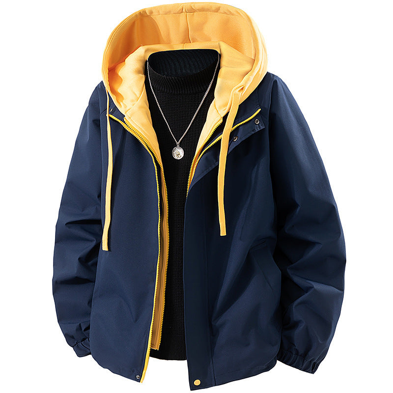 Herren technische Kapuzen-Softshelljacke mit verstellbarer Kapuze und Utility-Taschen Echo Archiv