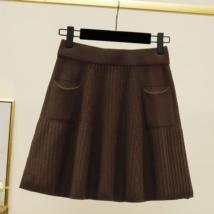 Damen Plissierter Rock mit praktischen Taschen Echo Archiv