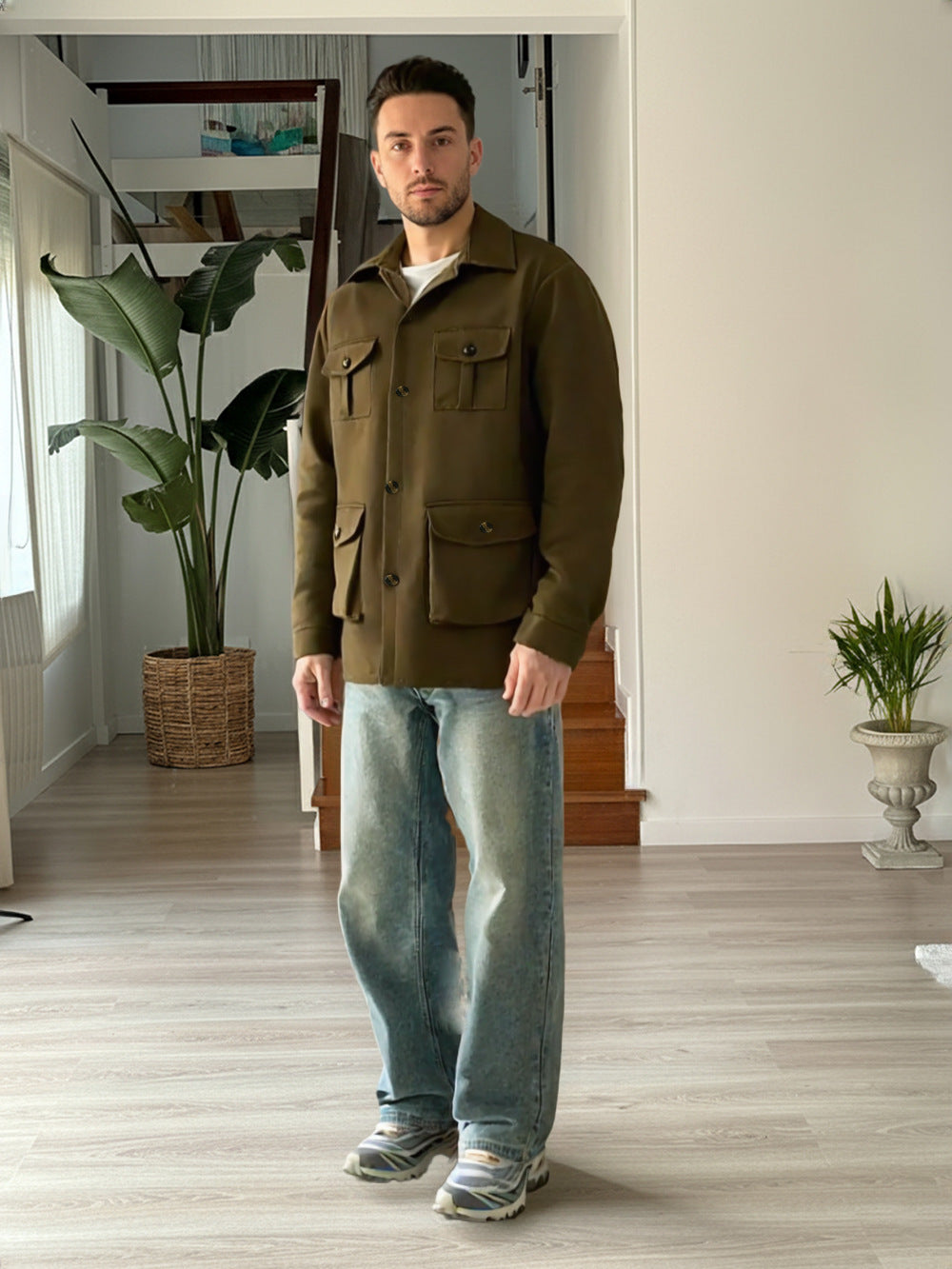 Herren vielseitige Utility-Jacke Echoarchiv