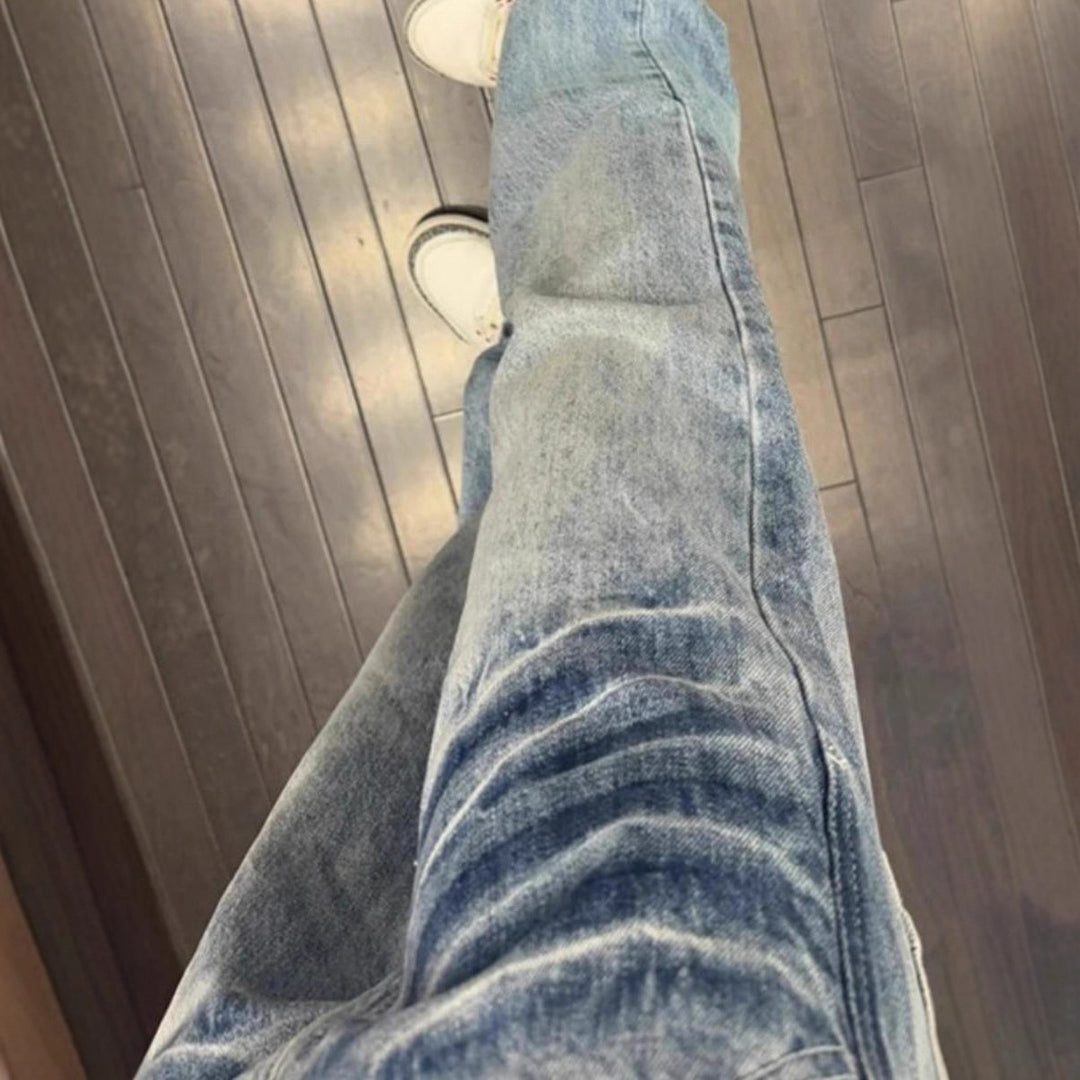 Herren Lässige Jeans im Used-Look Echoarchiv