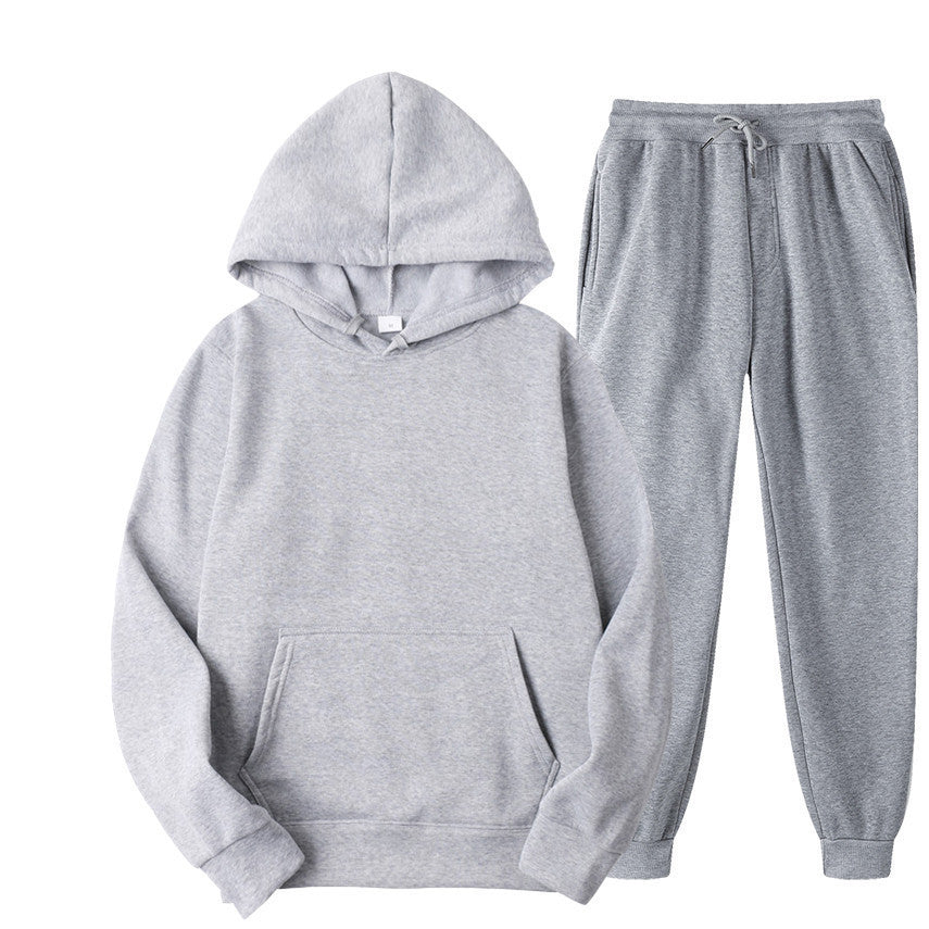 Unisex nan gemütliches Hoodie-Jogginganzug-Set mit Kängurutasche, elastischem Tunnelzugbund und gerippten Bündchen Echo Archiv
