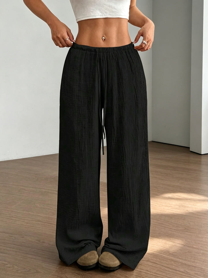 Damen weite, glänzende Palazzo-Hose Echo Archiv