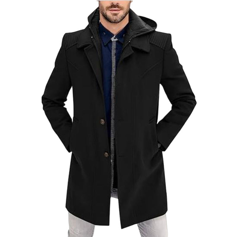Herren eleganter Wintermantel Echoarchiv