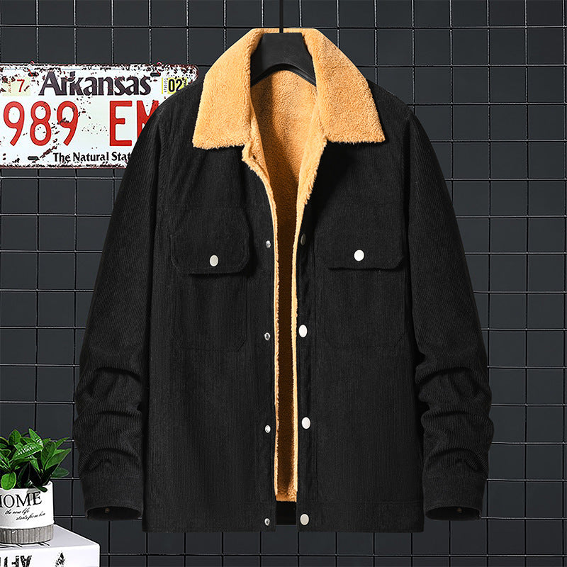 Herren Cordjacke mit weichem Fleecefutter Echo Archiv