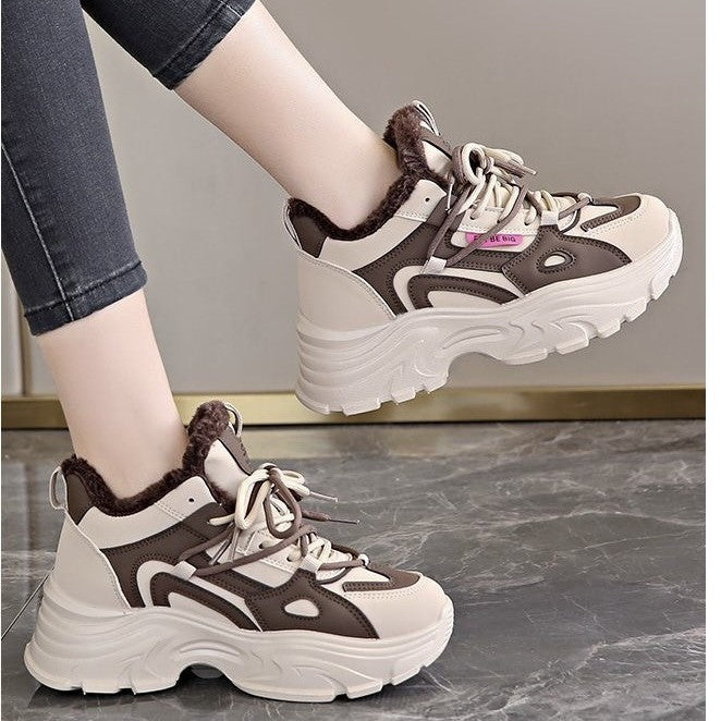 Damen Winterliche Sneaker mit warmem Futter und rutschfester Sohle Echo Archiv