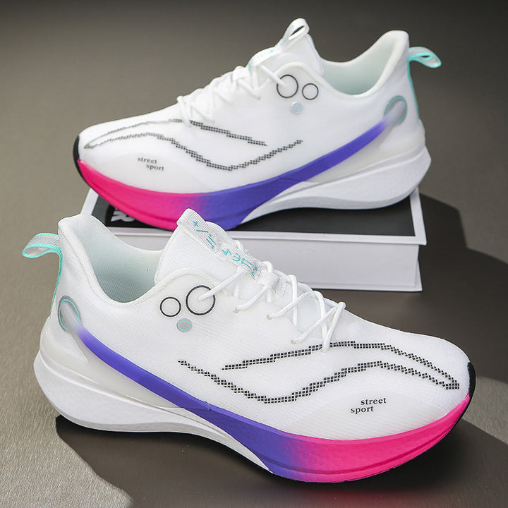 Unisex leichte Performance-Laufschuhe mit sockenähnlichem Strickschaft, reaktiver Hohlkern-Dämpfung und griffiger Profilaußensohle – Tavélo