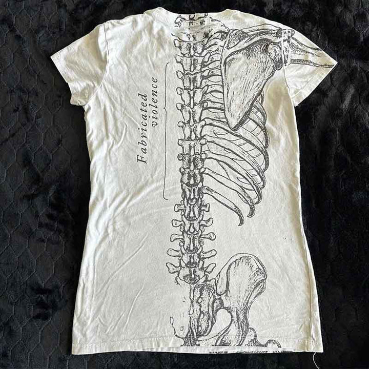 Damen Grafik-T-Shirt mit einzigartigem Skelett-Design Echo Archiv