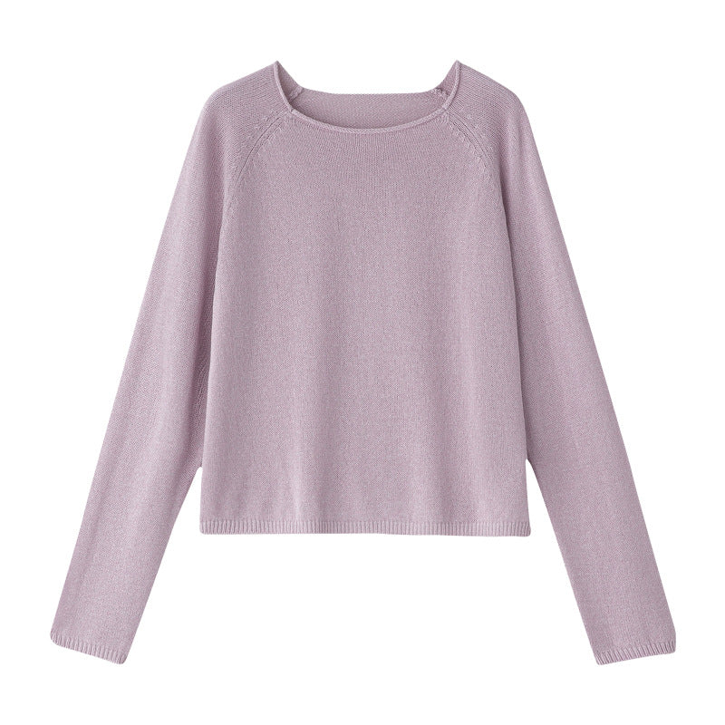 Damen Feinstrickpullover mit Raglanärmeln und weiter Passform Echo Archiv