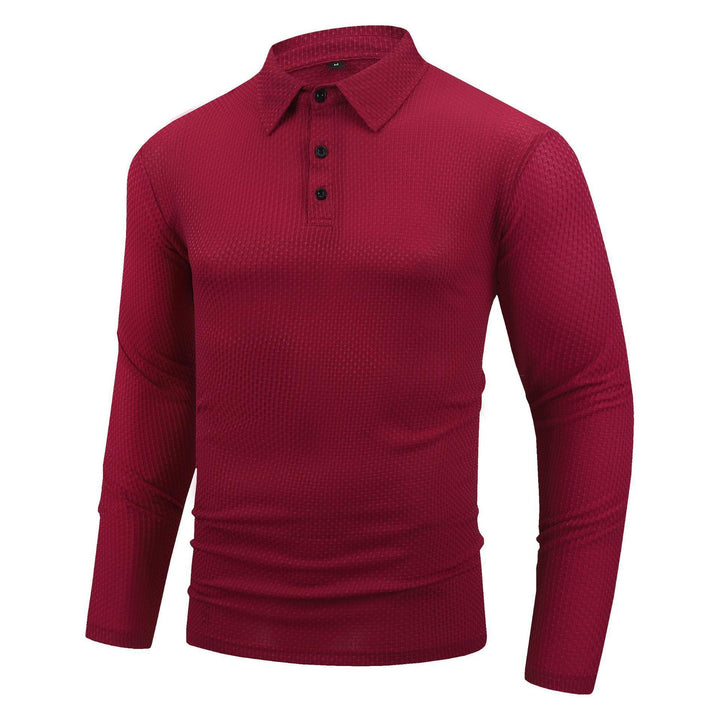 Herren langärmliges Poloshirt Echoarchiv