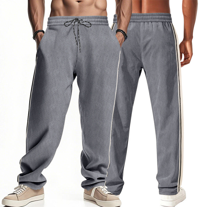 Herren Komfortable Sporthose mit seitlichen Streifen Echoarchiv
