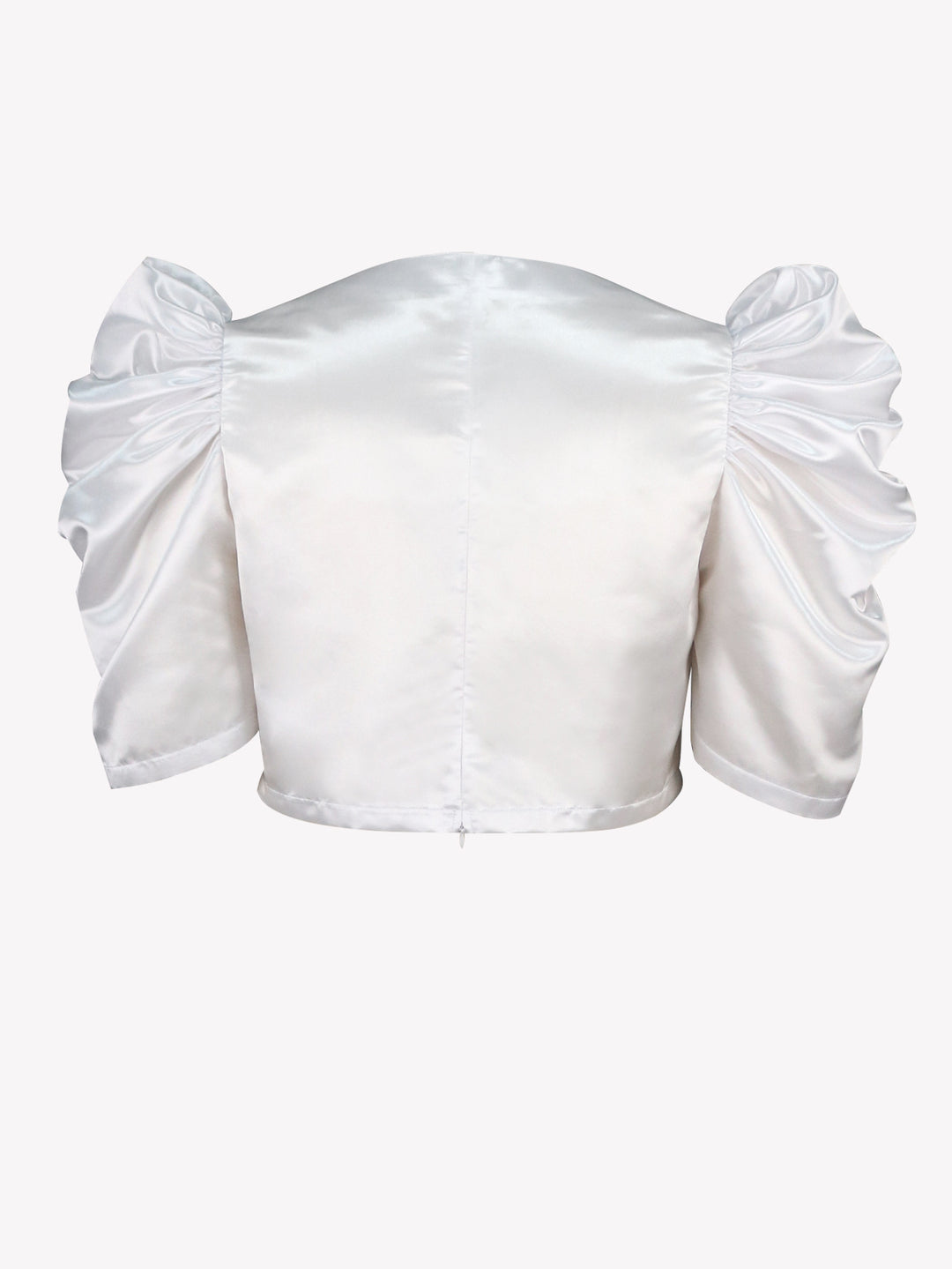 Damen elegantes Kurzarmtop mit voluminösen Puffärmeln Echo Archiv