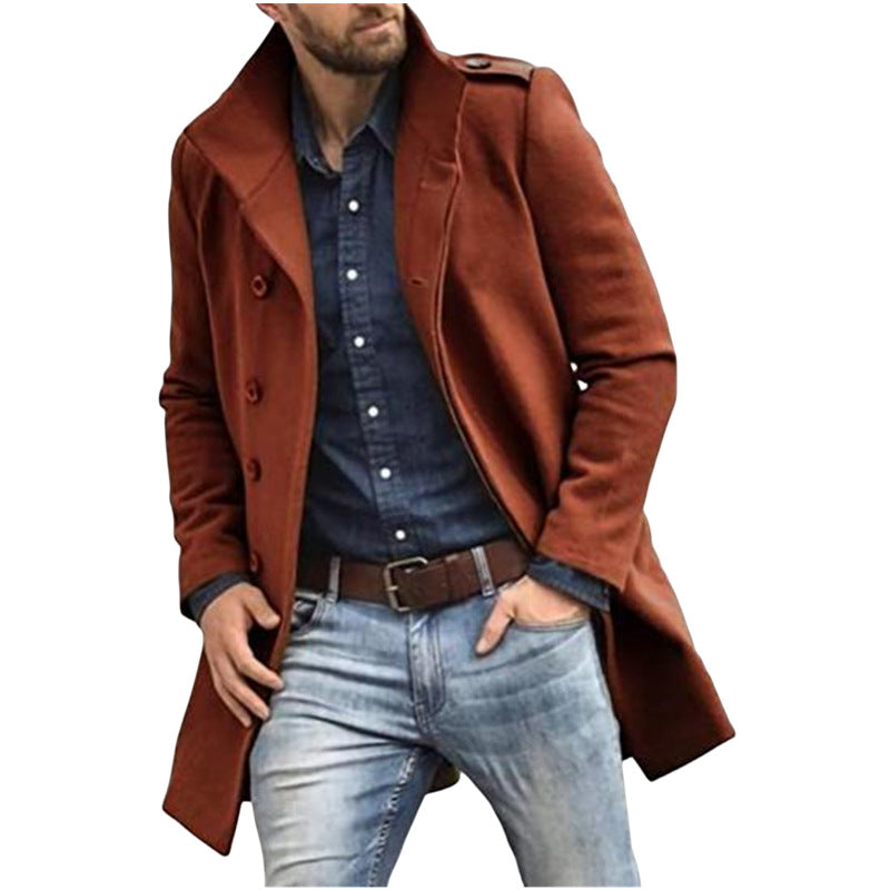 Herren klassischer Trenchcoat mit modernem Schnitt Echoarchiv