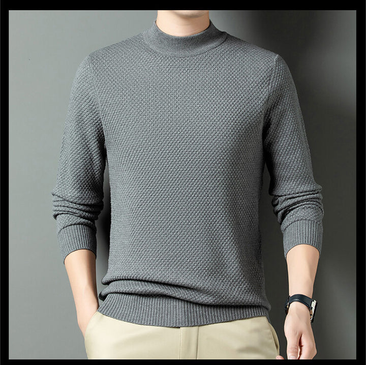 Herren Strukturierter Pullover im modernen Design Echoarchiv