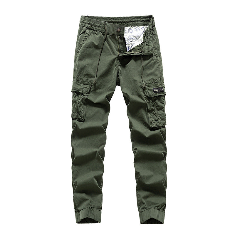 Herren Cargo-Jogginghose im Utility‑Stil mit Elastikbund, Tunnelzug und Mehrfach‑Cargotaschen Echo Archiv