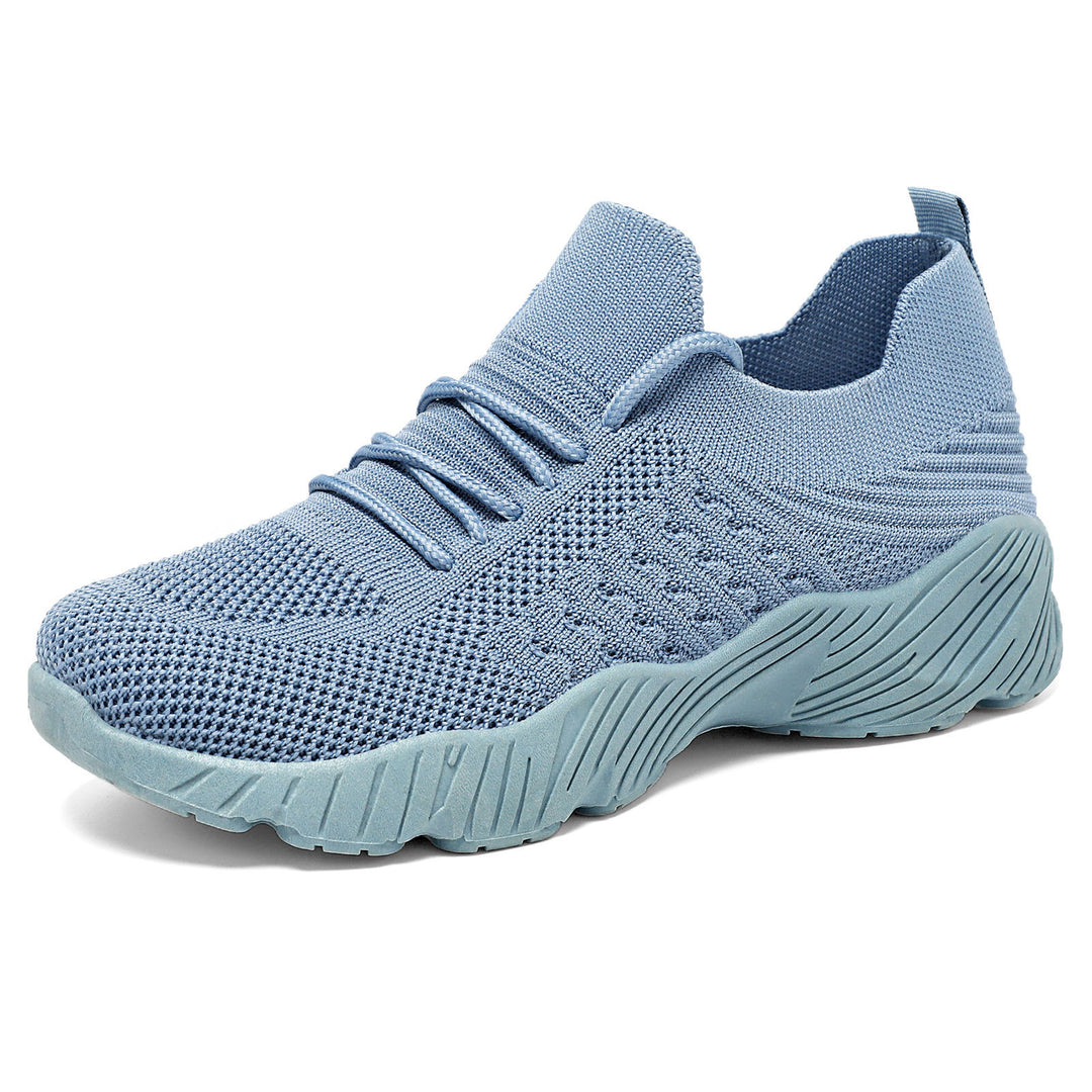 Damen nan gestrickter Slip-On Sneaker mit sockenähnlichem Schaft und dämpfender Profillaufsohle Echo Archiv