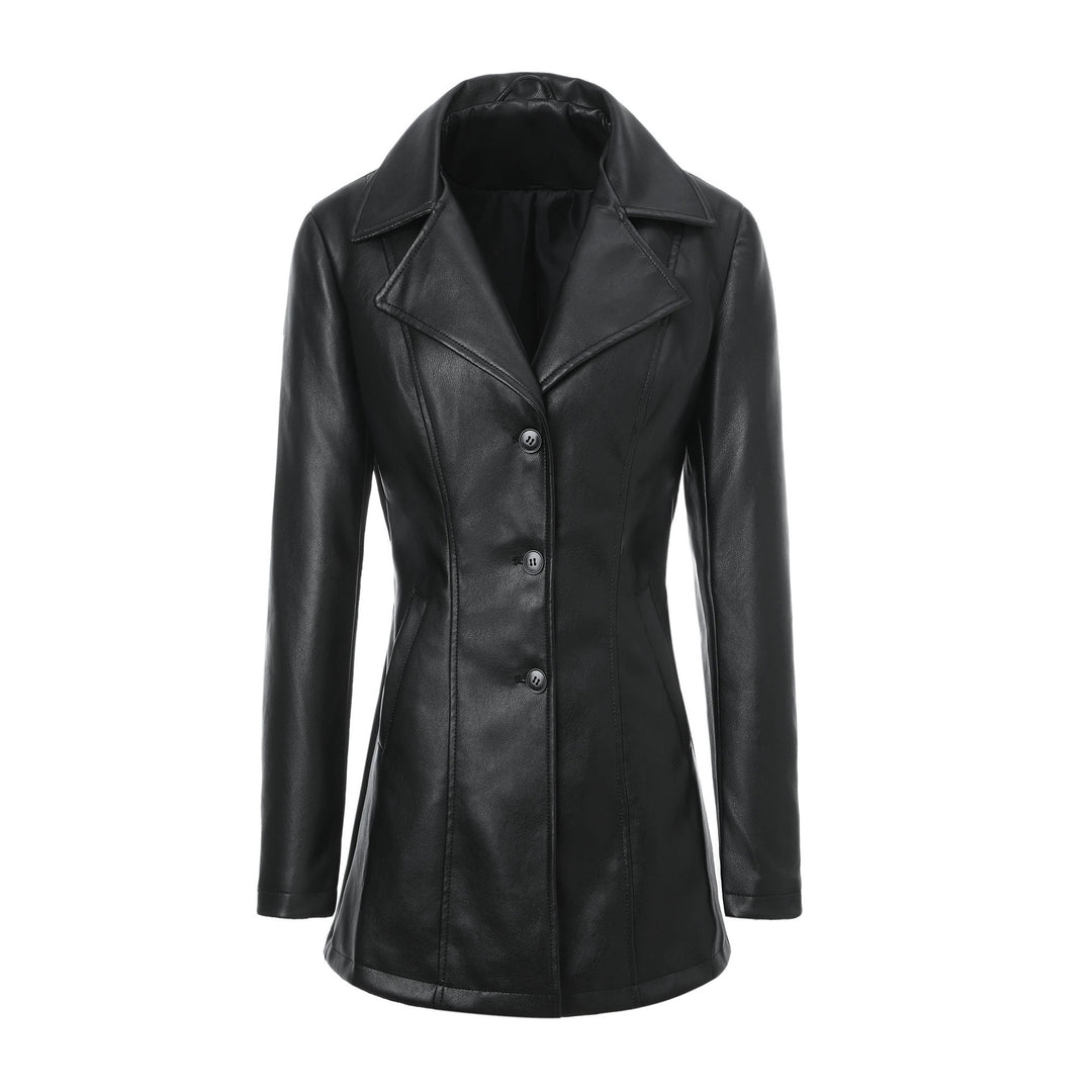 Damen Modischer Knopfblazer Echo Archiv