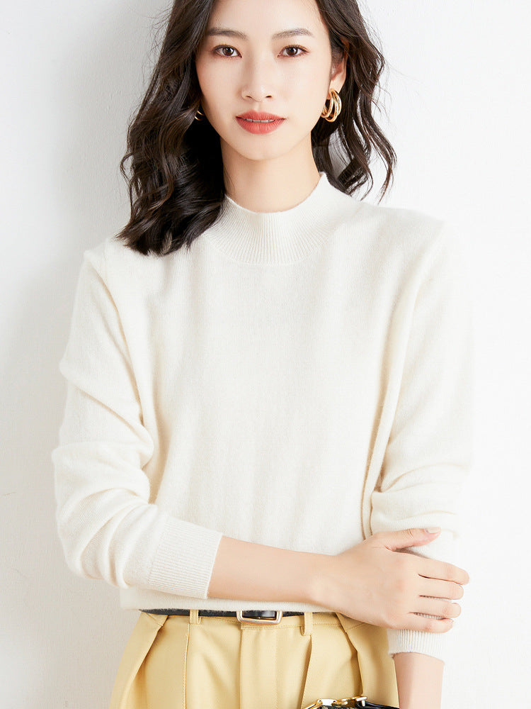 Damen Kurzrollkragen Feinstrickpullover mit leichtem Mohair-Effekt Echoarchiv