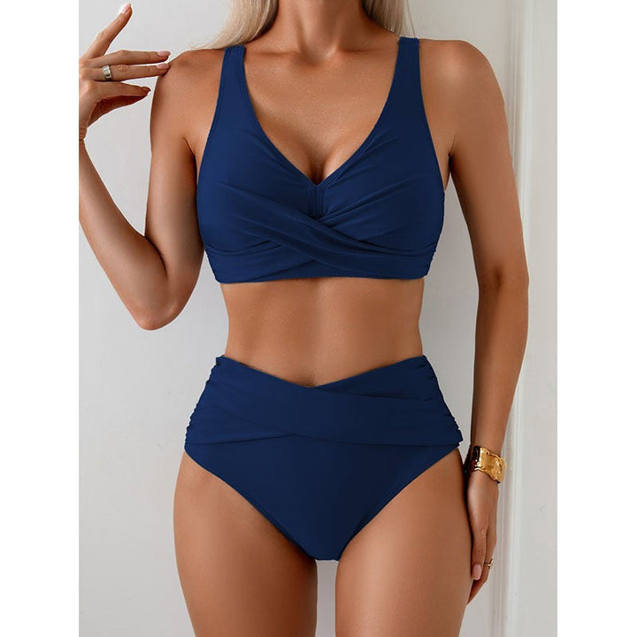 Damen Hochtailliertes Bikini-Set mit raffiniertem Wickeldesign – Maréssa