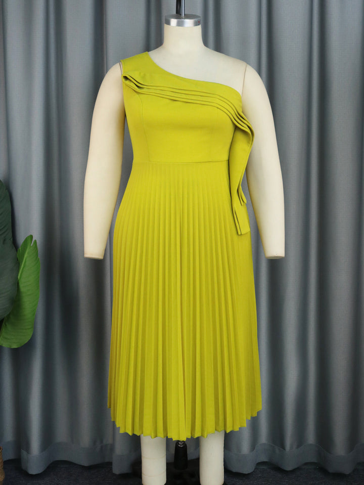 Damen Elegantes Wickelkleid mit asymmetrischem Rüschendesign Echo Archiv