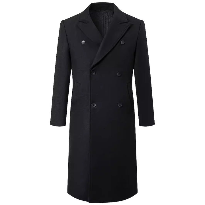 Herren eleganter Doppeltknopf-Trenchcoat Echoarchiv