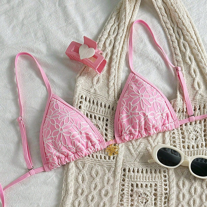 Damen Triangel-Bikini mit floralem Design Echo Archiv