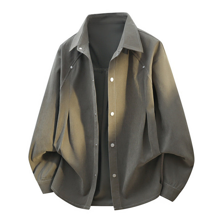 Herren Lässige Overshirtjacke Echo Archiv