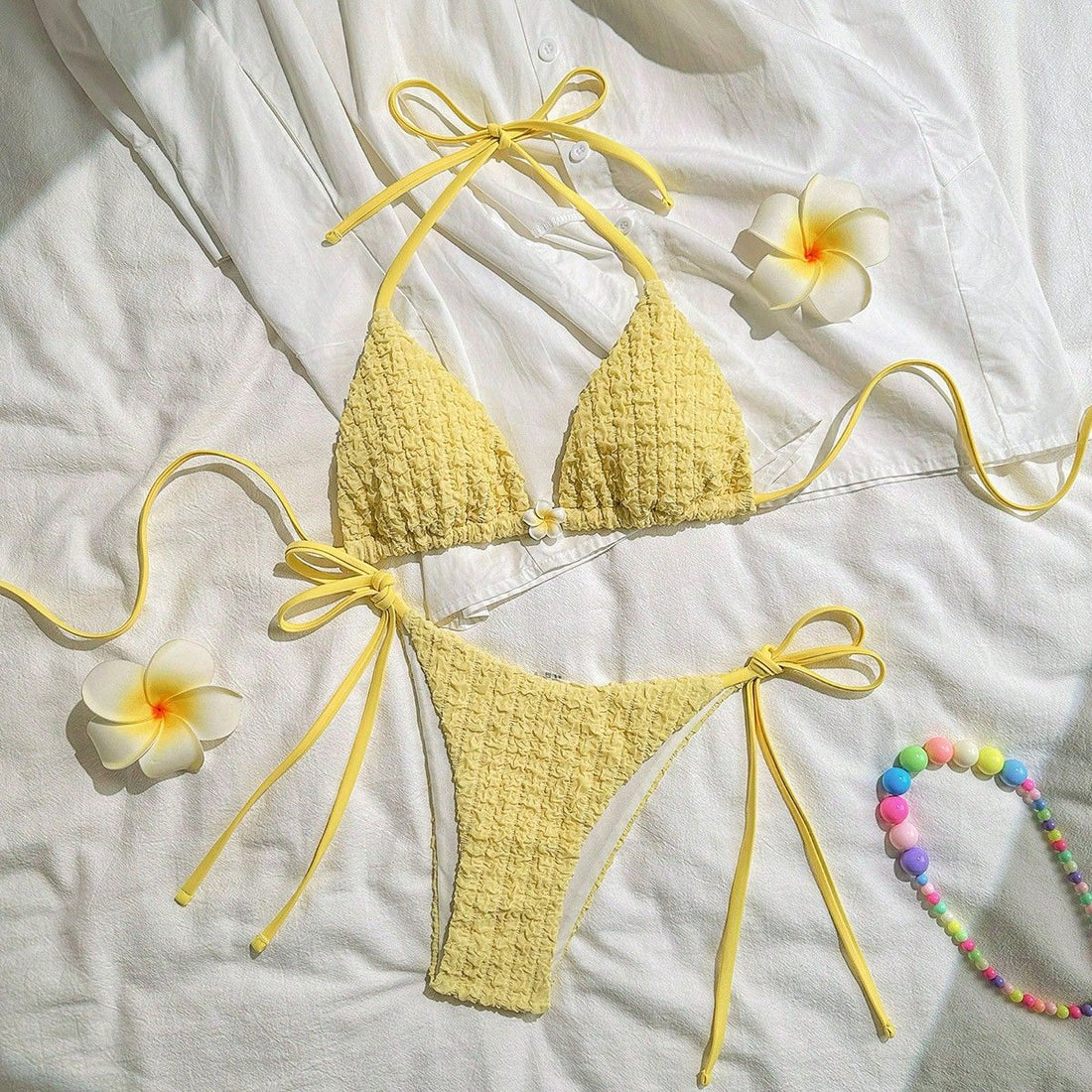 Damen raffinierter Triangel-Bikini – Maréssa