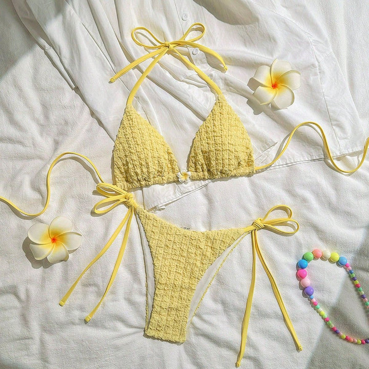 Damen raffinierter Triangel-Bikini Echo Archiv