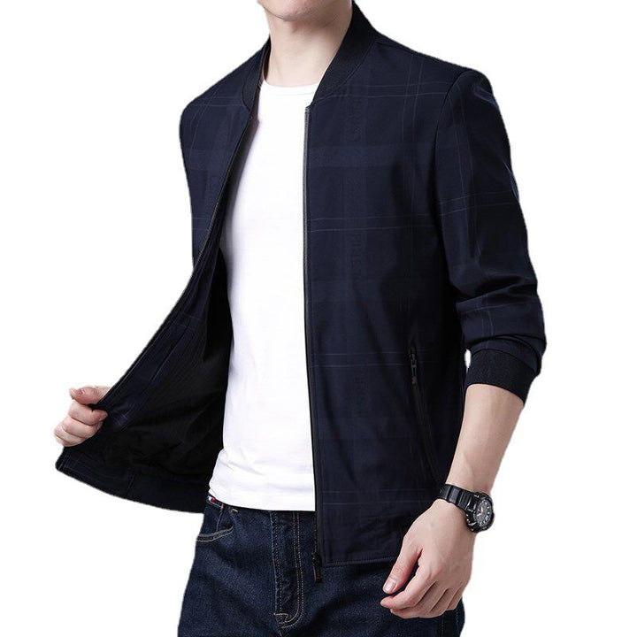 Herren modische Karojacke mit innovativem Schnitt Echoarchiv