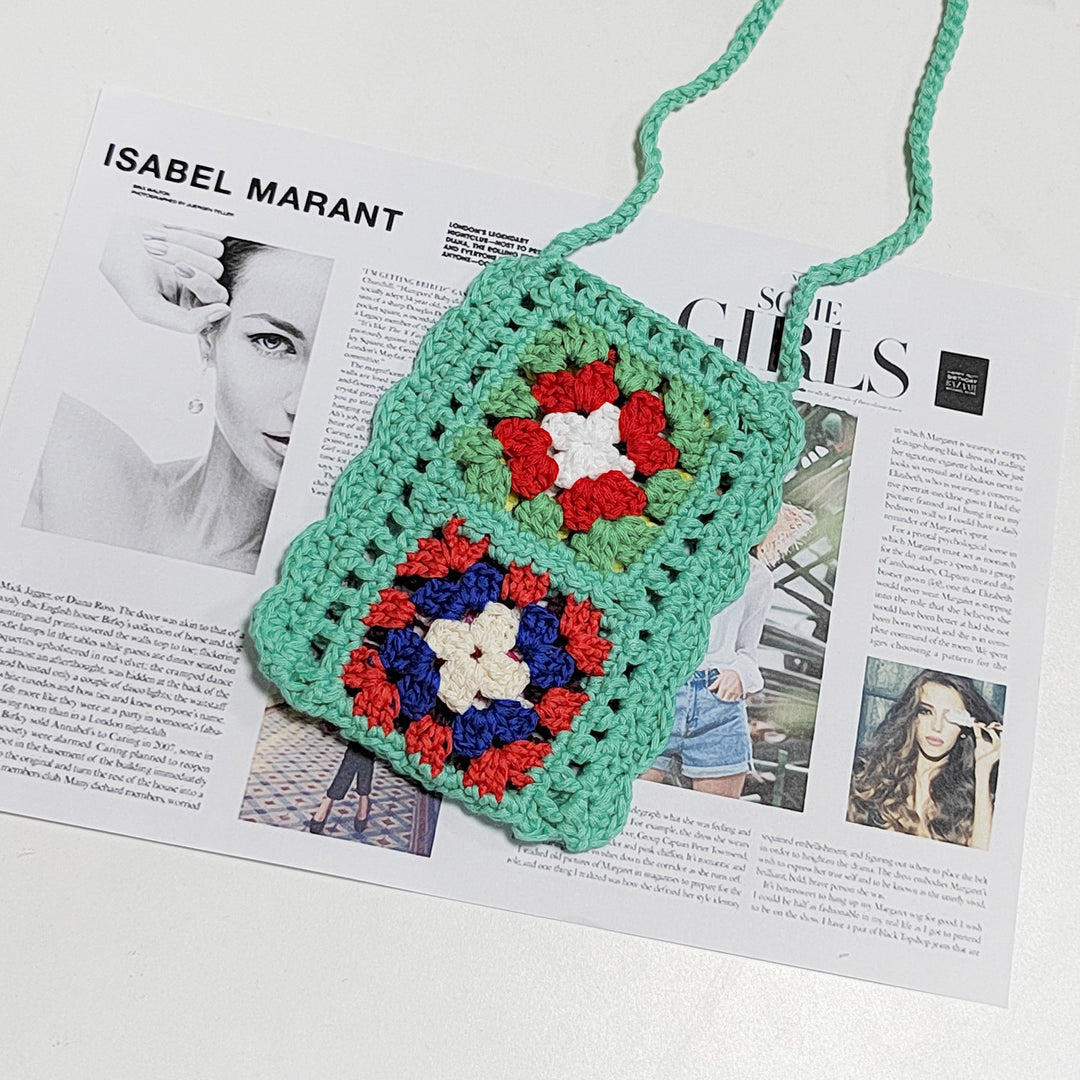 Damen Handgefertigte Häkel-Tasche Echo Archiv 1779787760