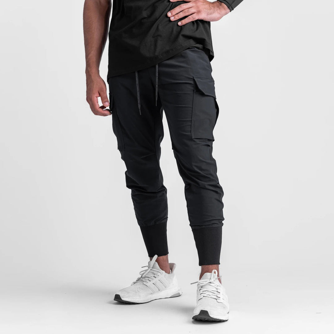 Herren Multifunktionale Cargo-Hose mit elastischen Bündchen Echoarchiv