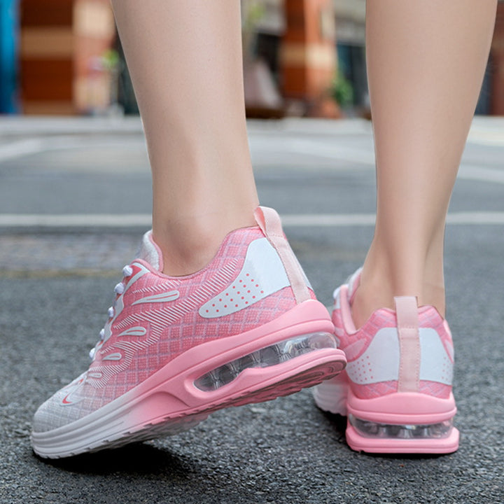 Damen nan leistungsorientierter Fitnesssneaker mit sichtbarer Luftdämpfung und nahtlosem Strickobermaterial Echo Archiv
