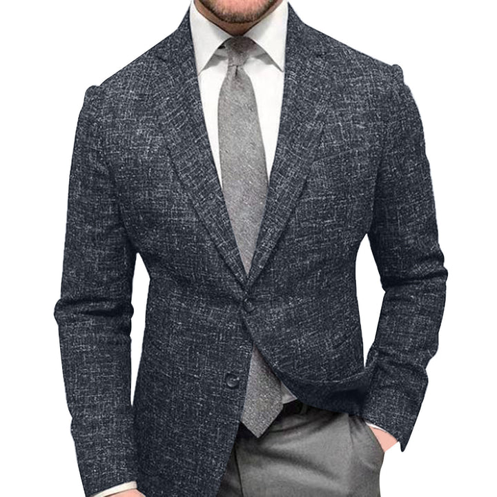 Herren eleganter, maßgeschneiderter Anzugblazer Echoarchiv