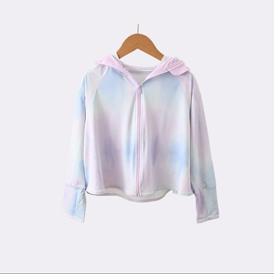 Mädchen leichte Kapuzenjacke mit niedlichem Tiermotiv Echo Archiv