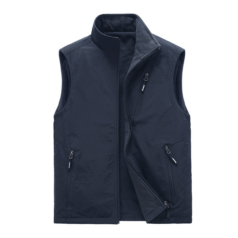 Herren Fleece Weste Echo Archive