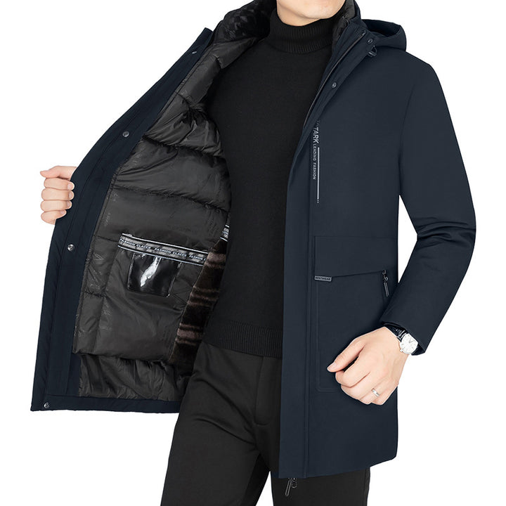 Mann Winterjacke Wasserdicht mit Kapuze Echoarchiv