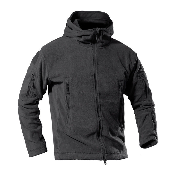 Herren Fleecejacke mit multifunktionalen Reißverschlusstaschen Echoarchiv