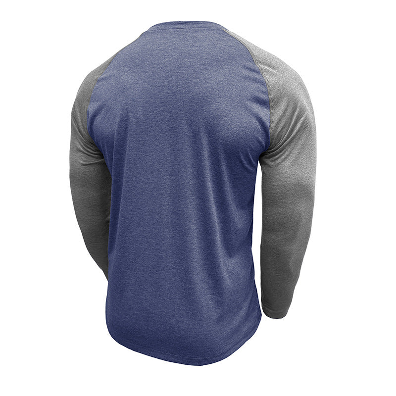 Herren Langarmshirt mit Henley-Ausschnitt Echoarchiv
