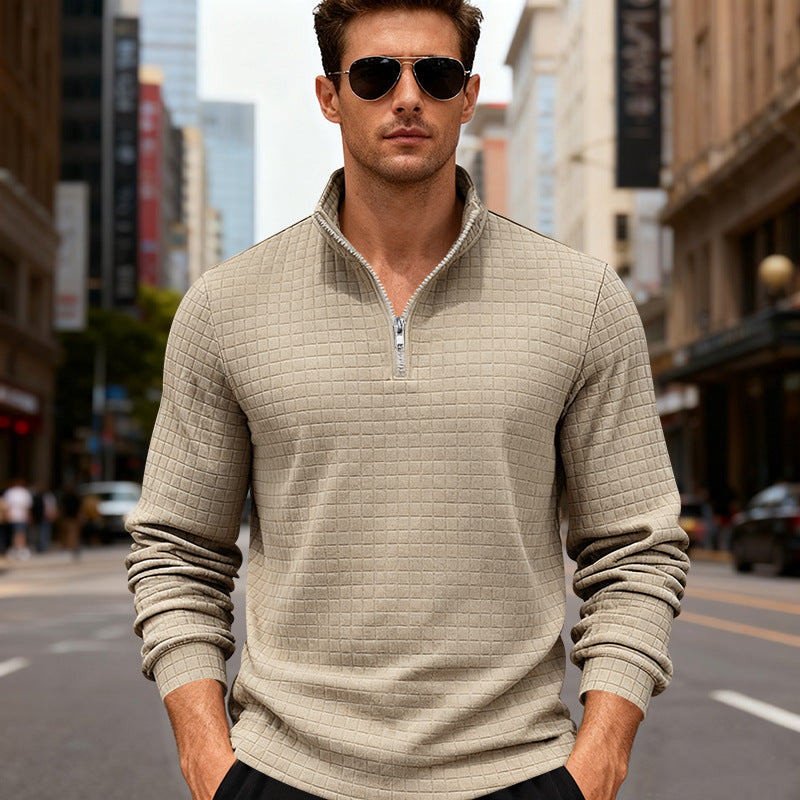 Herren Sportlicher Pullover mit Reißverschluss Echoarchiv