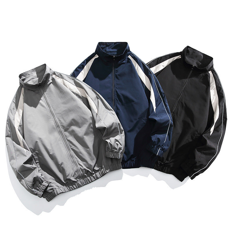 Herren Sportliche Übergangsjacke mit hohem Kragen und elastischer Taille Echo Archiv