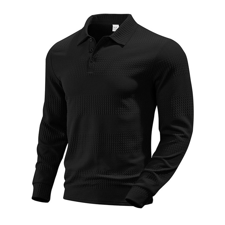 Herren Langarm-Poloshirt Echo Archiv