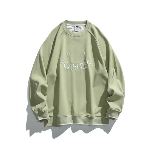 Unisex Oversize-Sweatshirt mit Raglanärmeln und markantem FEARLESS-Frontprint Echo Archiv