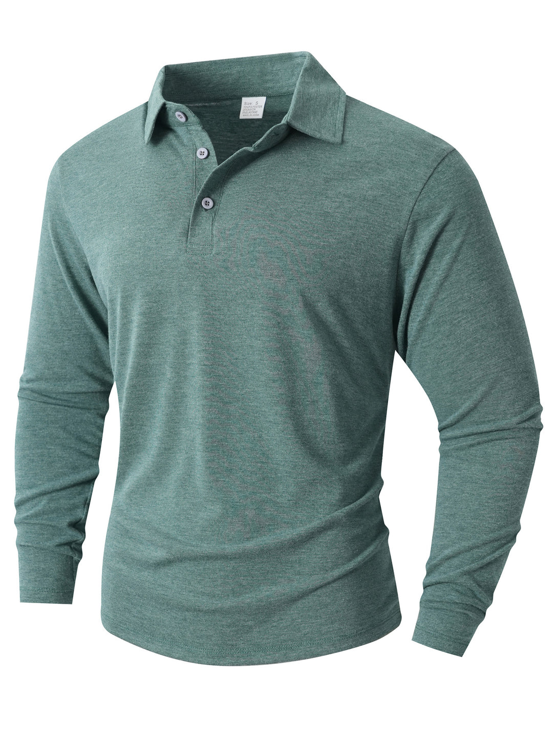Herren Langarm Poloshirt mit modernem Schnitt Echoarchiv