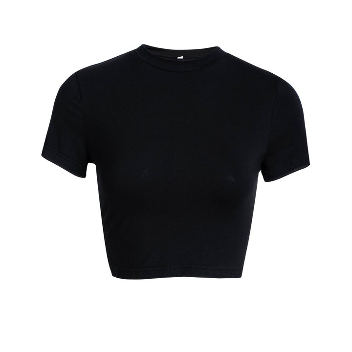 Damen Kurzarm Crop-Top mit angenehmem Stretch und figurformender Passform Echo Archiv